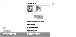 Manuale SilverCrest IAN 353023 Bilancia da cucina