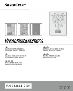 Manual SilverCrest IAN 384634 Balança de cozinha