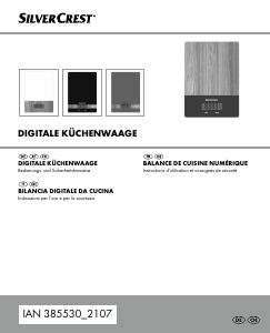 Manuale SilverCrest IAN 385530 Bilancia da cucina