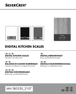 Handleiding SilverCrest IAN 385530 Keukenweegschaal