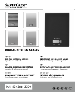 Manual SilverCrest IAN 434266 Balança de cozinha