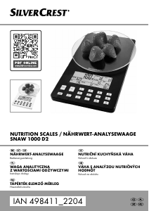 Instrukcja SilverCrest IAN 498411 Waga kuchenna