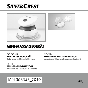 Manuale SilverCrest IAN 368358 Massaggiatore