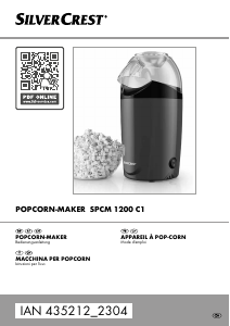 Manuale SilverCrest IAN 435212 Macchina per popcorn