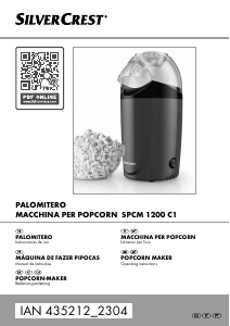 Manual SilverCrest IAN 435212 Máquina de pipoca