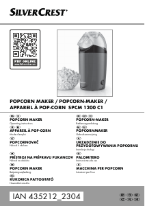 Handleiding SilverCrest IAN 435212 Popcornmachine