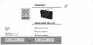 Priročnik SilverCrest IAN 359939 Radijski sprejemnik