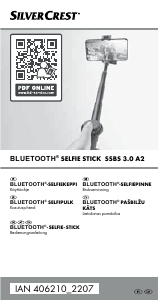 Bruksanvisning SilverCrest IAN 406210 Selfiepinne