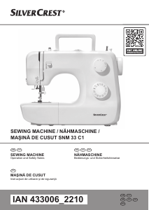 Manual SilverCrest IAN 433006 Mașină de cusut