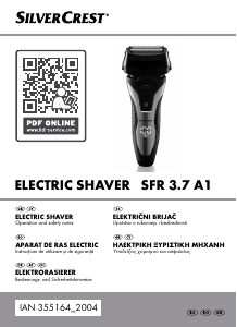 Εγχειρίδιο SilverCrest IAN 355164 Ξυριστική μηχανή
