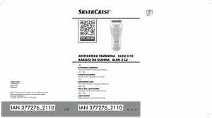 Manual SilverCrest IAN 377276 Máquina barbear
