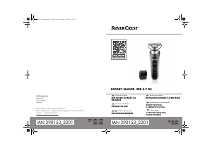 Manual SilverCrest IAN 390153 Aparat de ras