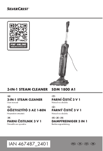 Priročnik SilverCrest IAN 467487 Parni čistilnik