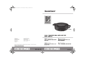 Manual SilverCrest IAN 383180 Grătar de masă