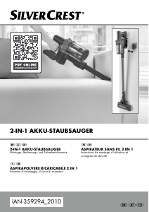 Manuale SilverCrest IAN 359294 Aspirapolvere
