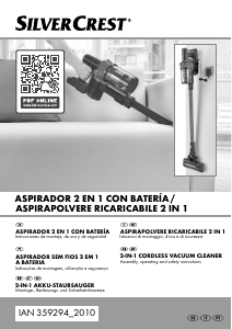 Manual de uso SilverCrest IAN 359294 Aspirador