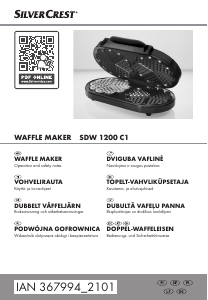 Vadovas SilverCrest IAN 367994 Vaflių kepimo aparatas