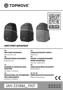 Vadovas Topmove IAN 331886 Kuprinė