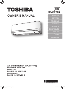 Εγχειρίδιο Toshiba RAS-B10N3KV2-E1 Κλιματιστικό