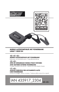 Manuale Ultimate Speed IAN 435917 Caricabatterie per auto