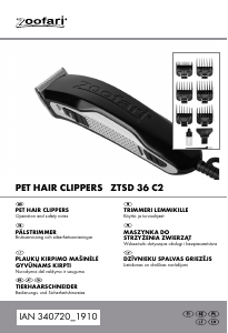 Bruksanvisning Zoofari IAN 340720 Djurtrimmer