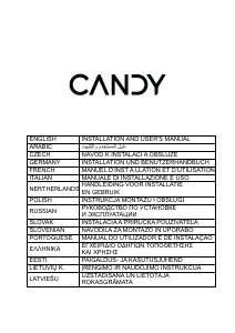 Εγχειρίδιο Candy CBG52SX Απορροφητήρας