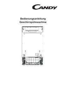Bedienungsanleitung Candy CDIH 2T1047 Geschirrspüler