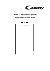Manual Candy CDPH 2L1049W-01 Maşină de spălat vase