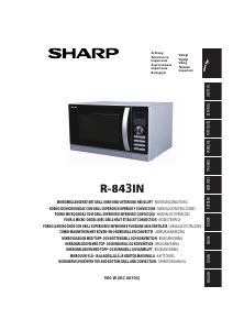 Käyttöohje Sharp R-843IN Mikroaaltouuni