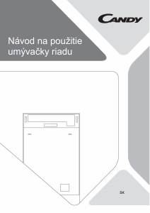 Návod Candy CI0C7SB0FA Umývačka riadu