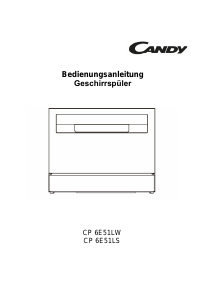Bedienungsanleitung Candy CP 6E51LW Geschirrspüler