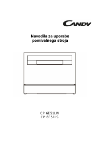 Priročnik Candy CP 6E51LW Pomivalni stroj
