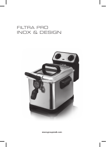Посібник SEB FR404800 Filtra Pro Фритюрниця