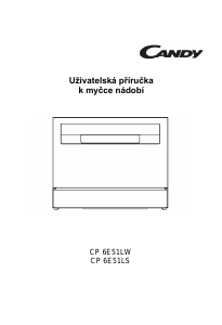 Manuál Candy CP 6E51LW Myčka na nádobí