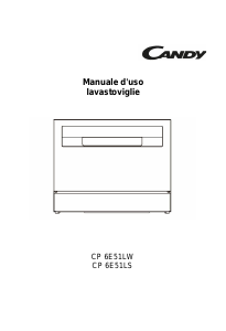 Manuale Candy CP 6E51LW Lavastoviglie