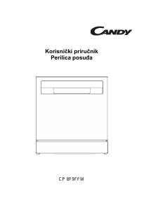 Priručnik Candy CP 8F9FFW Perilica posuđa