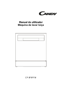 Manual Candy CP 8F9FFW Máquina de lavar louça