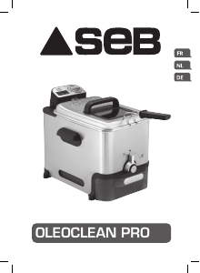 Bedienungsanleitung SEB FR804000 Oleoclean Pro Fritteuse