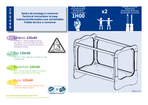 Mode d’emploi Sauthon KX031A Babybulle Lit bébé