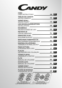 Priručnik Candy CDK6GF4WEKB Ploča za kuhanje