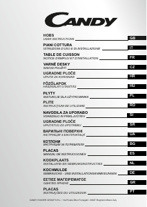 Handleiding Candy CH64EXCP Kookplaat