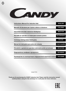 Руководство Candy CI642CTT/E1 Варочная поверхность