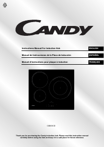 Manual de uso Candy CID633CD Placa