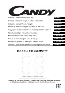 Priročnik Candy CIES642MCTT Grelna plošča