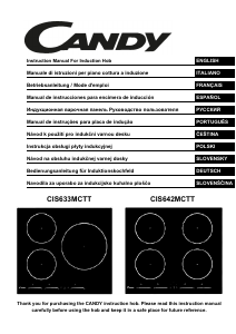Priročnik Candy CIS642MCTT Grelna plošča