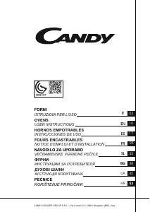 Handleiding Candy FCP602W/E Oven