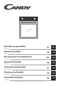 Priručnik Candy FIDC X502 Pećnica