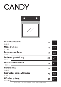 Handleiding Candy FIDC X605/CA Oven