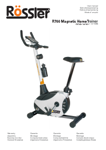 Handleiding Rössler R700 Magnetic Hometrainer