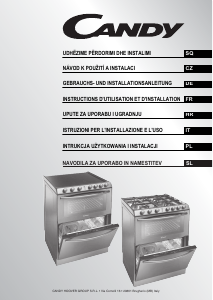 Priročnik Candy TRIO4GXNT/1 Obseg